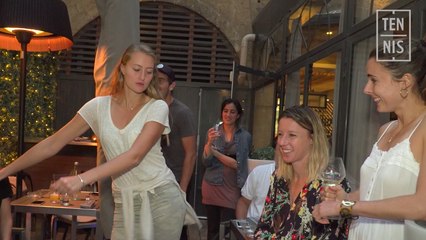 Fed Cup #FRAUSA, la minute bleue n°3 : visite surprise et cours de danse