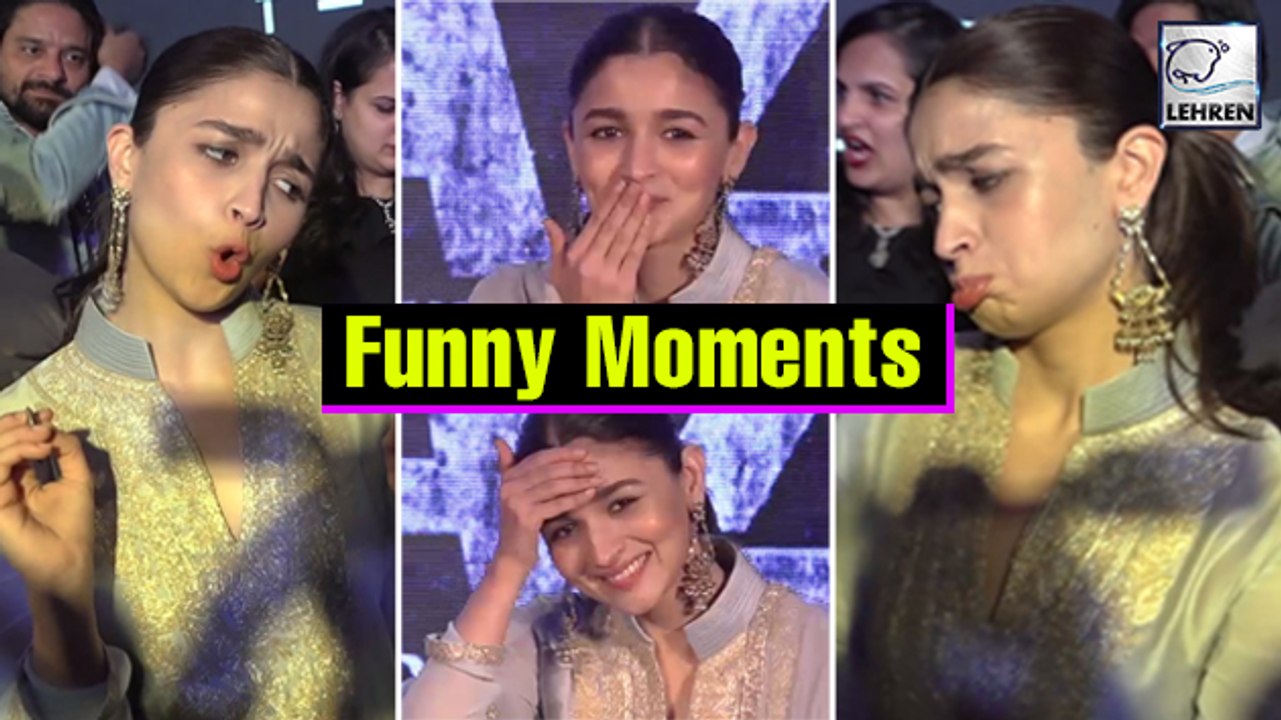 Alia Bhatt CUTE & FUNNY Moments On Raazi Music Launch