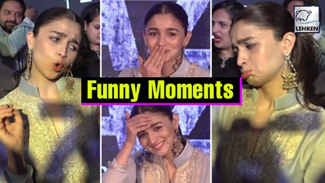 Alia Bhatt CUTE & FUNNY Moments On Raazi Music Launch