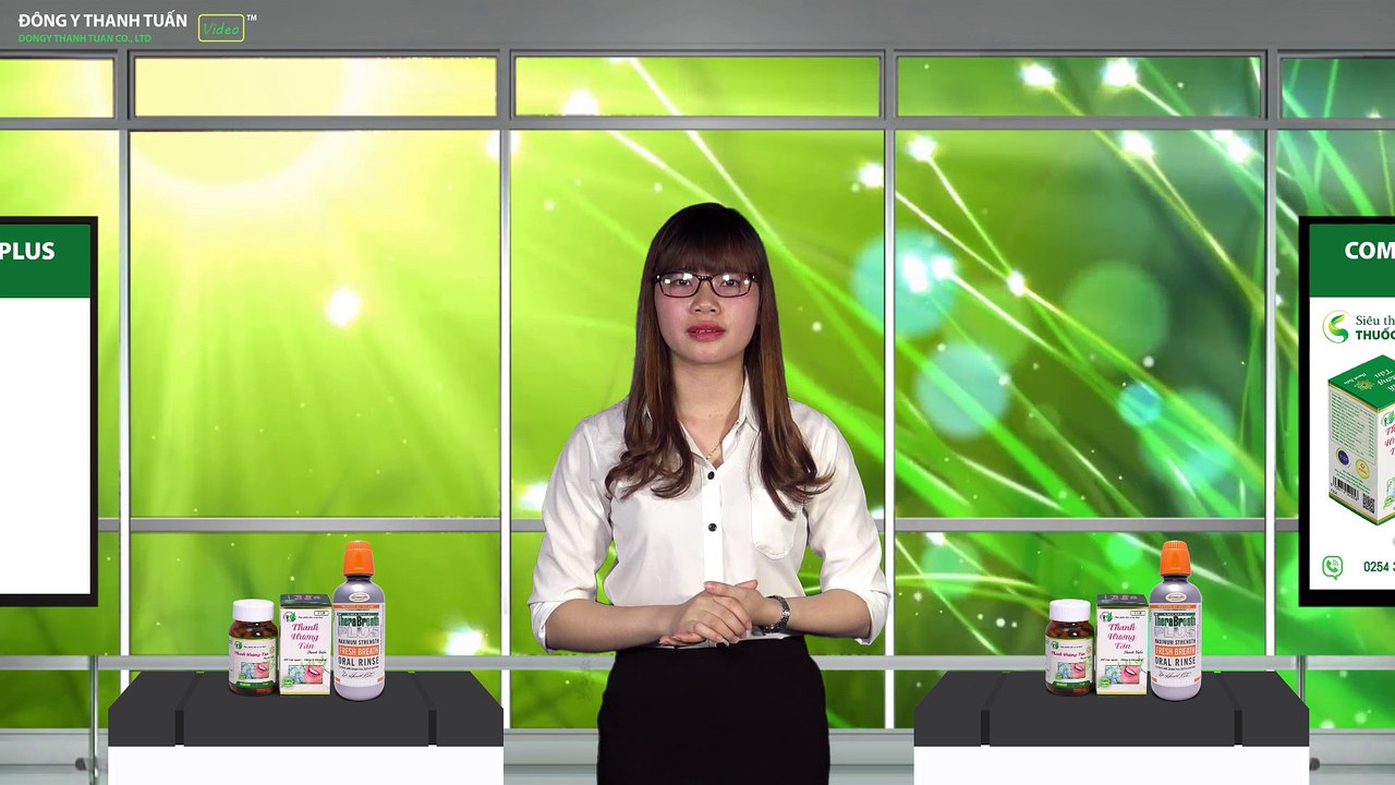 Combo sản phẩm điều trị hôi miệng toàn diện Thanh Hương Tán và TheraBreath Plus