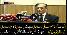 I am entitled to deliver justice, offered my duties with diligence, Chief Justice Nisar