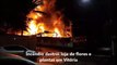 Incêndio destrói loja de flores e plantas em Vitória