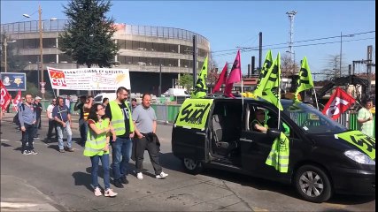 Manifestation de la CGT à Saint-Etienne le 19 avril