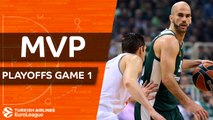 Turkish Airlines EuroLeague Playoffs Game 1 MVP: Nick Calathes, Panathinaikos Superfoods Athens
