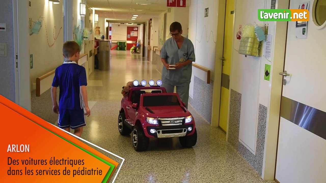 Des voitures électriques dans les services de pédiatrie des hôpitaux d’Arlon et de Marche