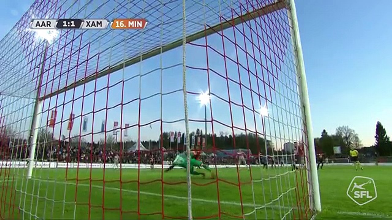 Aarau 2:2 Xamax (Switzerland. Challenge League. 18 April 2018)