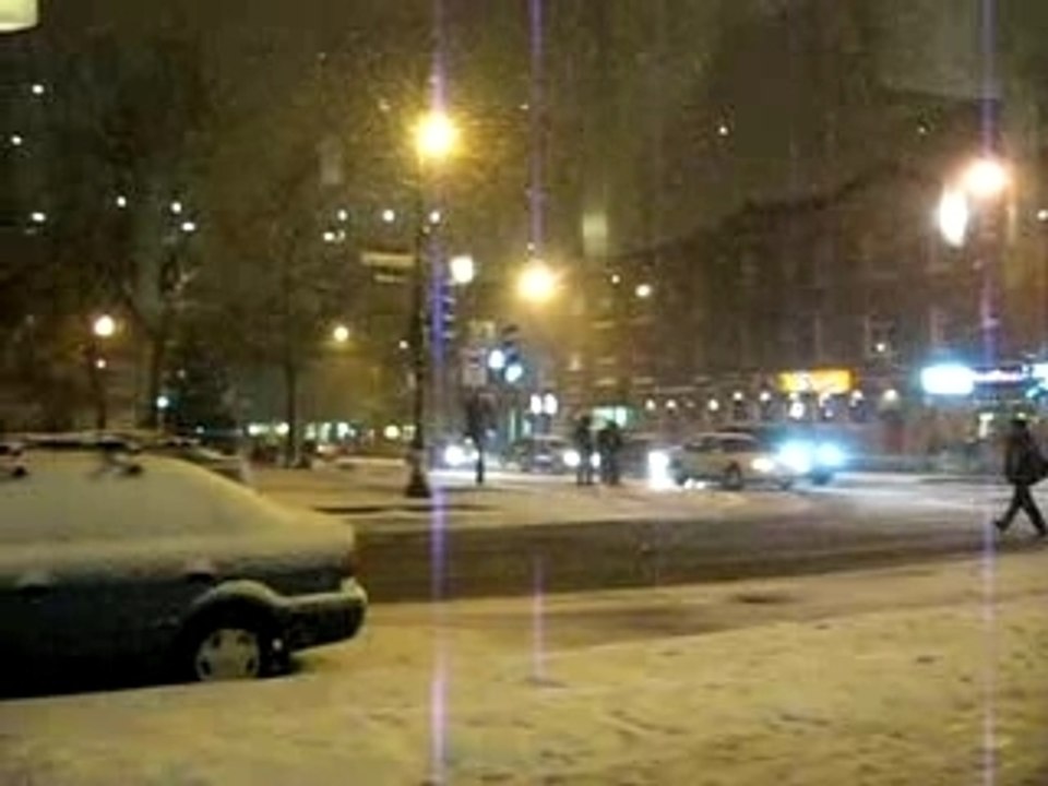 Boul. St-Laurent sous la neige