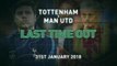 Tottenham v Man United - Last Time Out