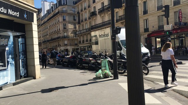 One Corner in Paris at Boulevard Malesherbes