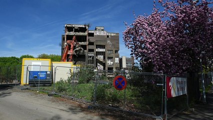 Liège : démolition de la dentisterie de bavière