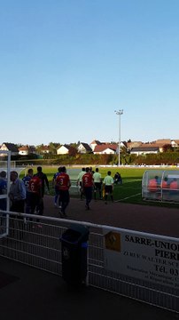 Vidéo: Entrée des joueurs hier soir, Sarre-Union vs FR Haguenau 1- 4