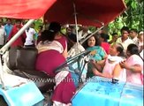 Indian Woman goes crazy, drives over another woman with her tractor