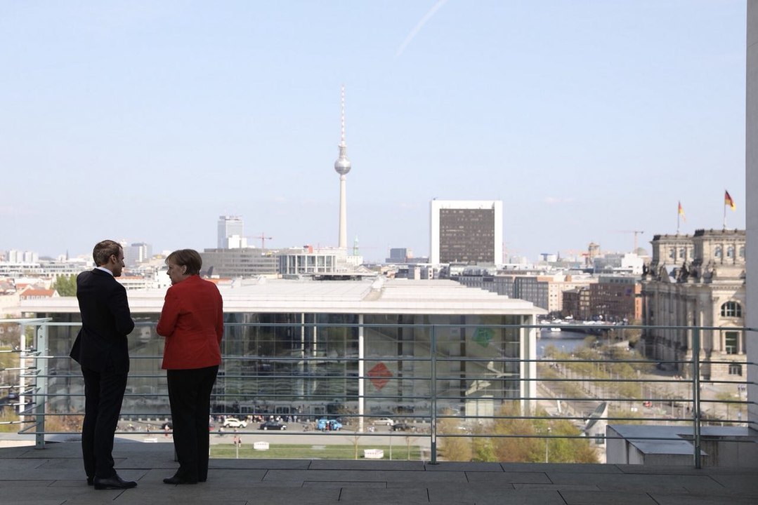 Déclaration conjointe au Forum Humbolt avec la Chancelière Angela Merkel
