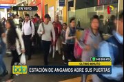 Metro de Lima: estación Angamos reabre sus puertas a usuarios