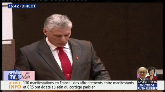 Cuba: Miguel Diaz-Canel vient d’être élu président à 99,83 % des suffrages des députés
