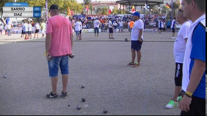 International à pétanque "Pierrot Lamperti" 2017 à Bastia : 32ème SARRIO vs DIAZ (Catalogne)