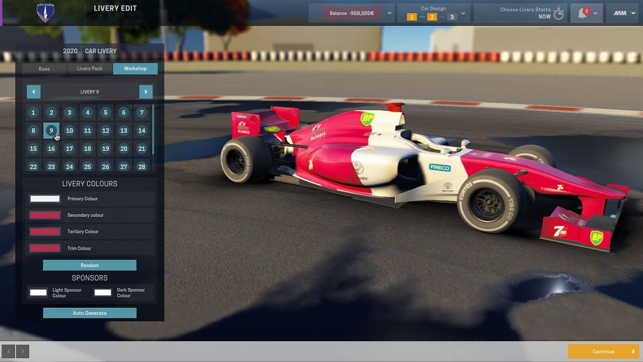Motorsport Manager (89 database) - season 5 pre season
