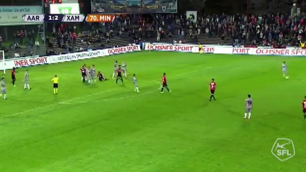 Aarau 2:2 Xamax (Switzerland. Challenge League. 18 April 2018)