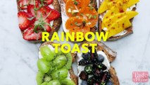 Rainbow Fruit Toast