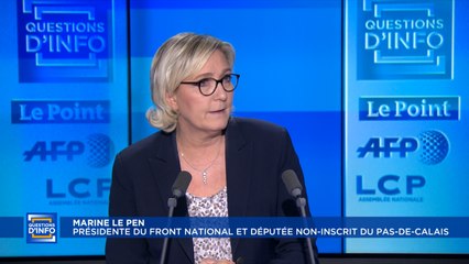 "La France Insoumise accompagnée de ses punks à chiens occupent les universités!", dénonce Marine Le Pen