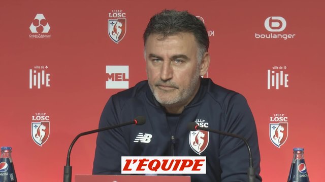 Galtier «On est pas récompensés» - Foot - L1 - Lille