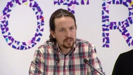 Iglesias presenta a Errejón como candidato a la Comunidad de Madrid