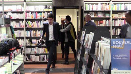 François Hollande à la Fnac Grenoble