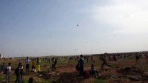 Suriye sınırında uçurtma şenliği - MARDİN