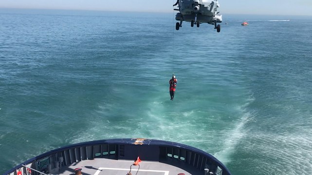 Exercice d’évacuation maritime de grande ampleur