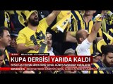 Fenerbahçe Beşiktaş derbisi yarıda kaldı Şenol Güneş hastaneye böyle götürüldü