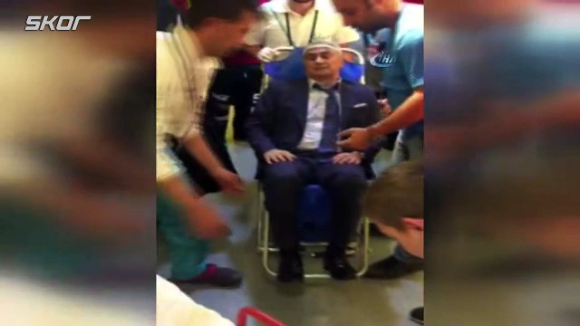 Şenol Güneş stattan ambulansla ayrıldı