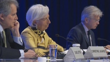 Lagarde advierte de "nubes" en horizonte por alta deuda y tensión comercial