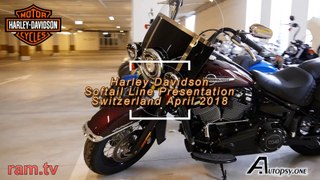 Harley Davidson softail presentation 2018Switzerland