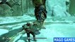 God of War 4 - Kratos com as Blades of Chaos, luta contra os Chefes