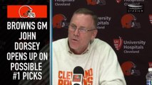 Browns GM Dishes on Possible #1 Picks