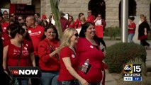 Arizona teachers rallying for vote on statewide walkout