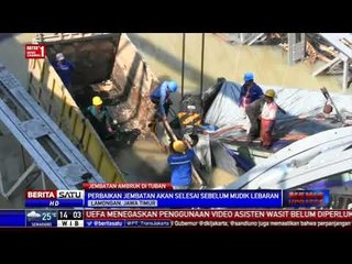 Baru Satu Truk yang Dievakuasi dari Jembatan Babat-Widang