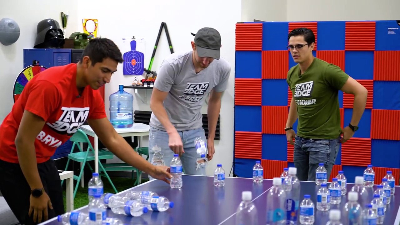 Blindfold Bottle FLIP Challenge!!