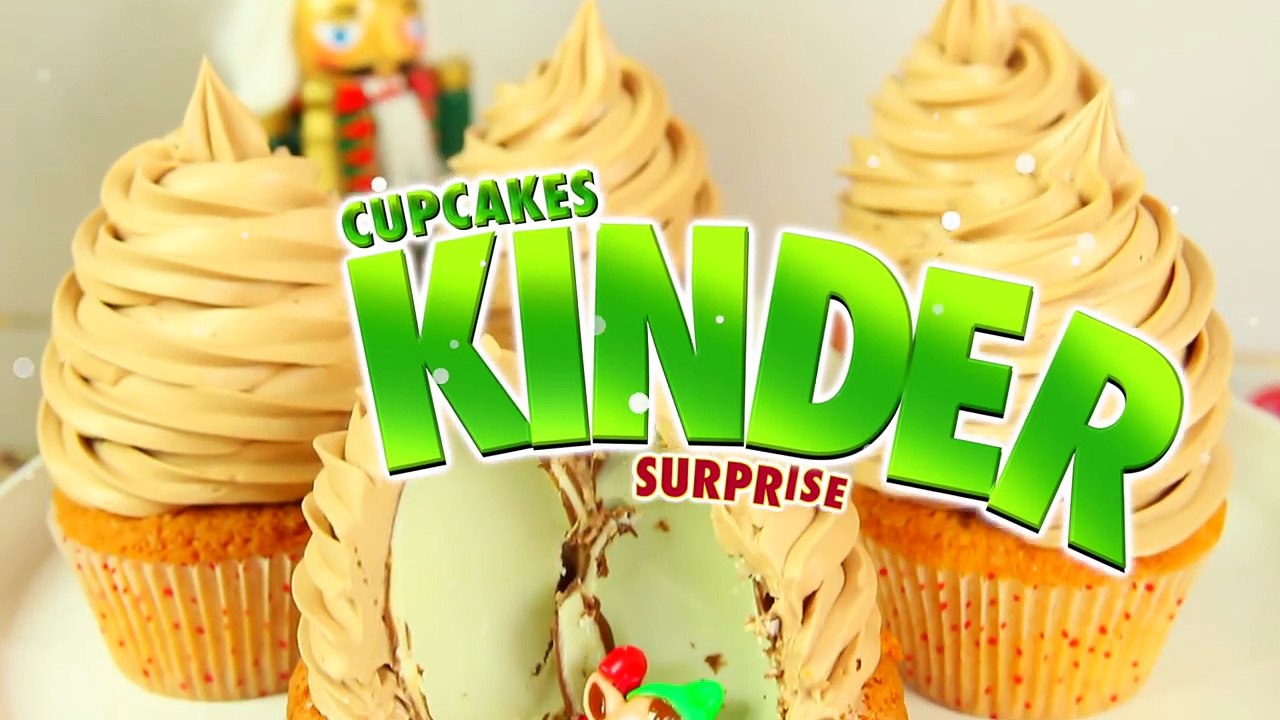 RECETTE INÉDITE KINDER SURPRISE - UN CADEAU DANS MON CUPCAKE !!!•♡