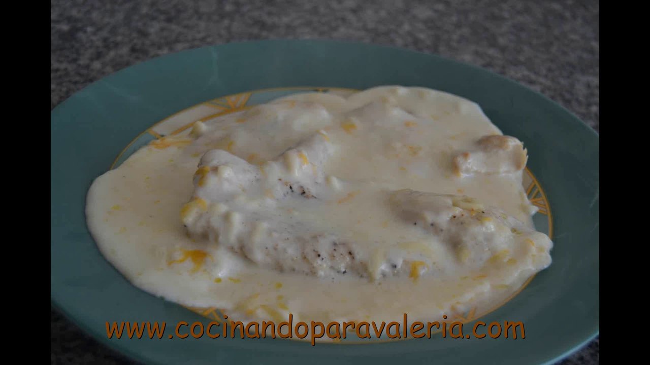 Receta de pollo con bechamel y queso paso a paso #Cocina rápida y fácil