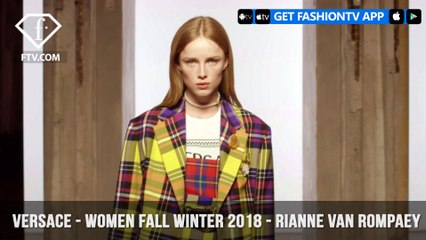 Versace Presents Rianne Van Rompaey for Women Fall/Winter 2018 | FashionTV | FTV