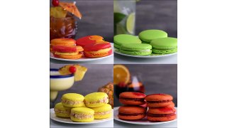 6 Way  Macarons Recipe Easy - Learn How to Bake Delicious French Macarons - DIY Dessert Ideas