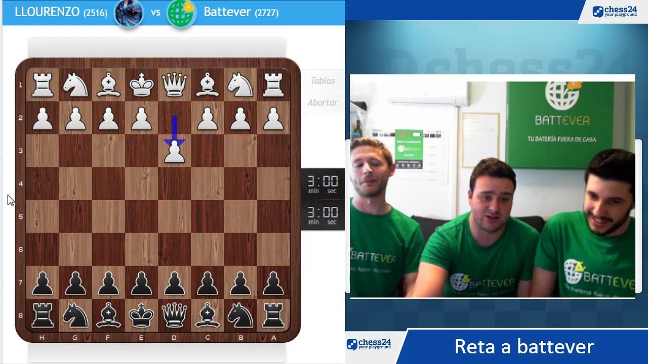 ¡Ajedrez dicharachero con GM Pepe Cuenca, MI Camacho y Crespo en Battever!