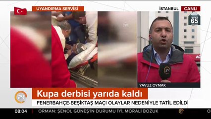 Şenol Güneş derbide yaralandı