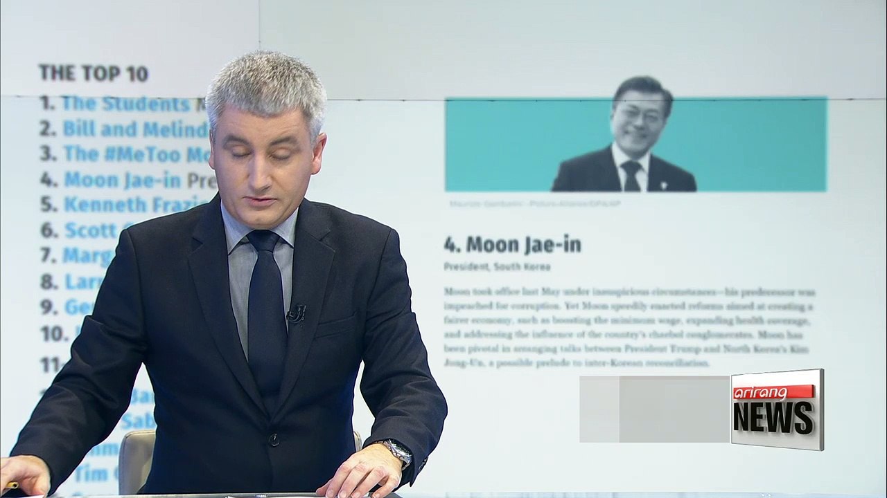 S. Korean President Moon Jae-in earns fouth on world leadership list by Fortune