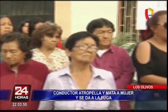 Los Olivos: continúa búsqueda de chofer que se dio a la fuga tras atropellar a anciana