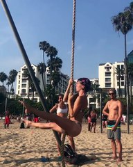 Entraînement de plage impressionnant