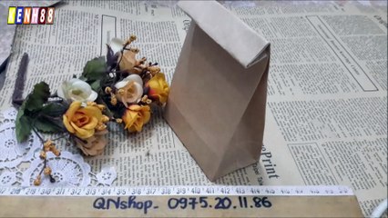 Hướng dẫn gấp túi giấy đựng quà