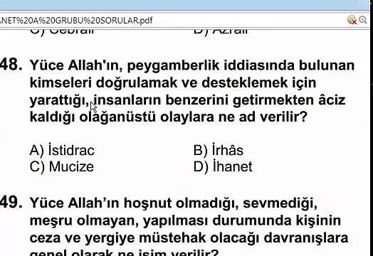 Dhbt 2009 cıkmış sorular