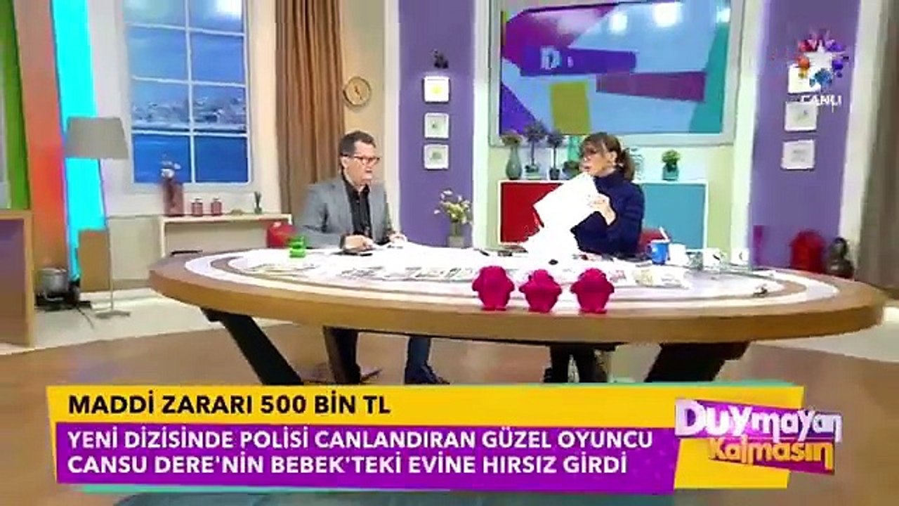 Cansu Dere'nin Evine Hırsız Girdi